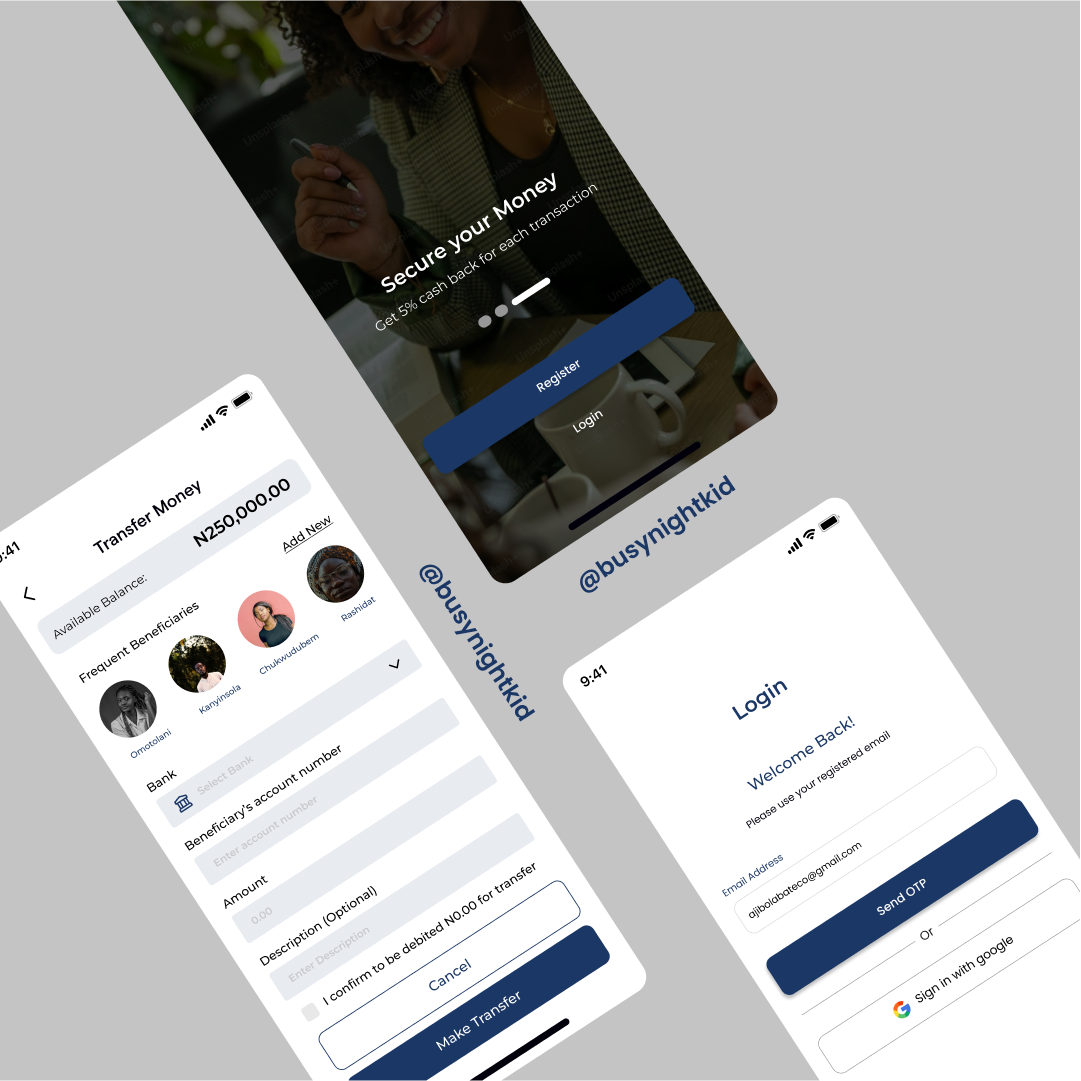 Example of Minimal Mobile Application Design (Mvp)