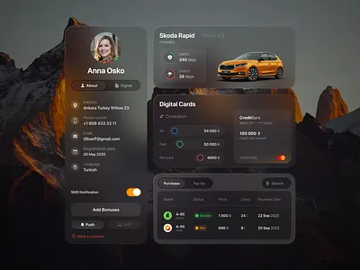 Admin Panel app branding design flat icon illustration logo typography ui ux