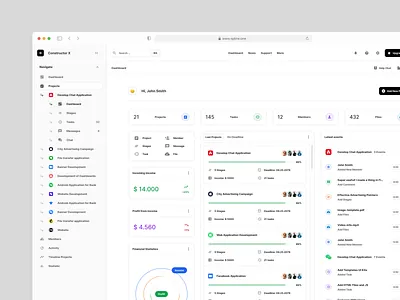 Constructor UI Kit for Figma dashboard design system figma interface product projects ui ui kit ux
