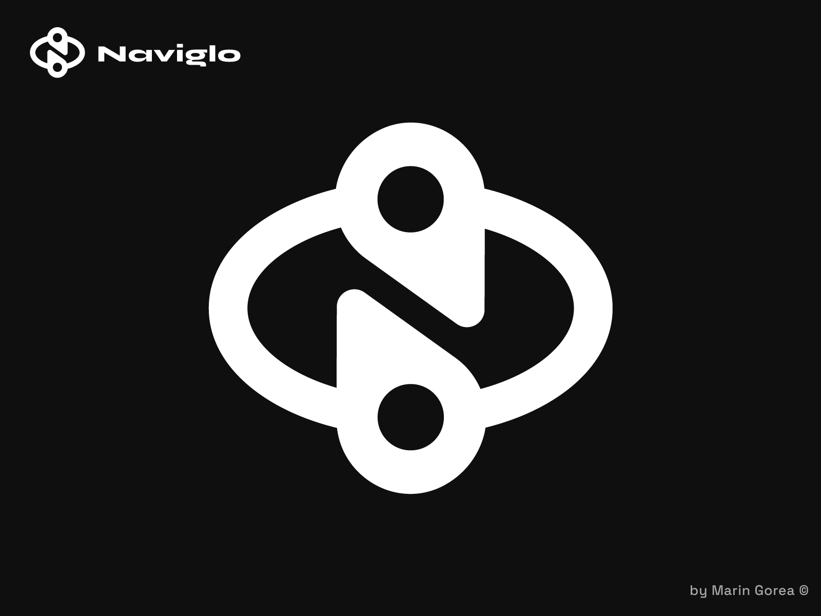 Negative Space Logo > N x Points brand identity branding delivery logo design graphic design icon letter logo logo designer logo for sale logos logotype monogram n logo negative space planet logo point logo taxi logo travel logo voyage