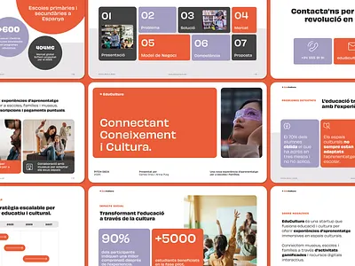Pitch Deck - EduCultura culture design education gamification graphicdesign layou design layout pitch deck pitchdeck powerpoint presentación presentation presentation design slide deck slides