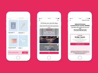 App design: XSealed Security Vault
