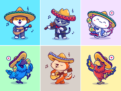 Singing Animals designs, themes, templates and downloadable graphic  elements on Dribbble