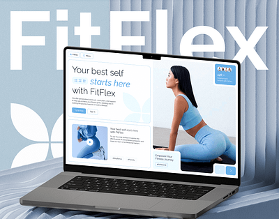 Fitness online website platform 1st page design fitness landing landing page shot site ui web design webdesign website