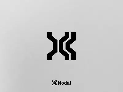 Nodal – Network-Inspired Visual Identity ai blockchain bold logo branding cybersecurity geometric identity logo logo design mark minimal network technology visual identity web3