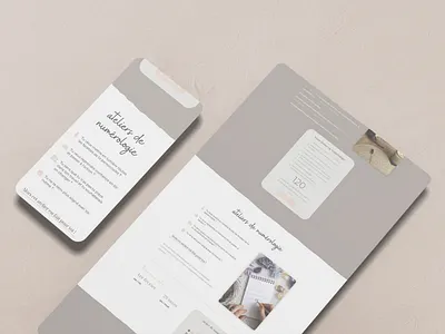 One Page Website – Projet Numérologie divi numerology webdesign wordpress