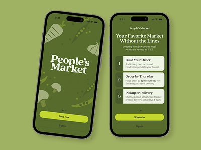Access Made Easy: A Fresh Take on Farmers Market Shopping branding logo mobile personas prototyping splash ui uiux