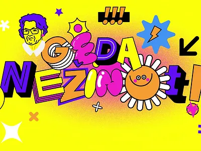 GėDA Nežinot! animation flower fun graphic design motion design motion graphics question sun tv show