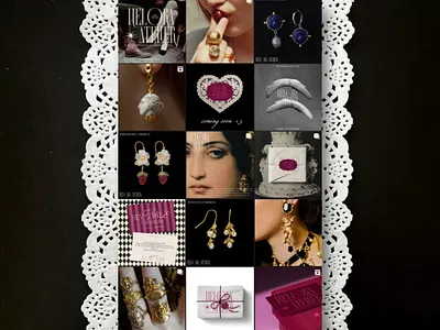 Helora Atelier Social Media Design brand design brand identity brand identity design branding graphic design logo design social media post design visual identity