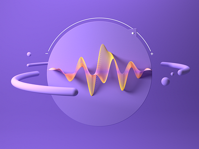 DayVigo Sleep Dial 3d illustration sound wave