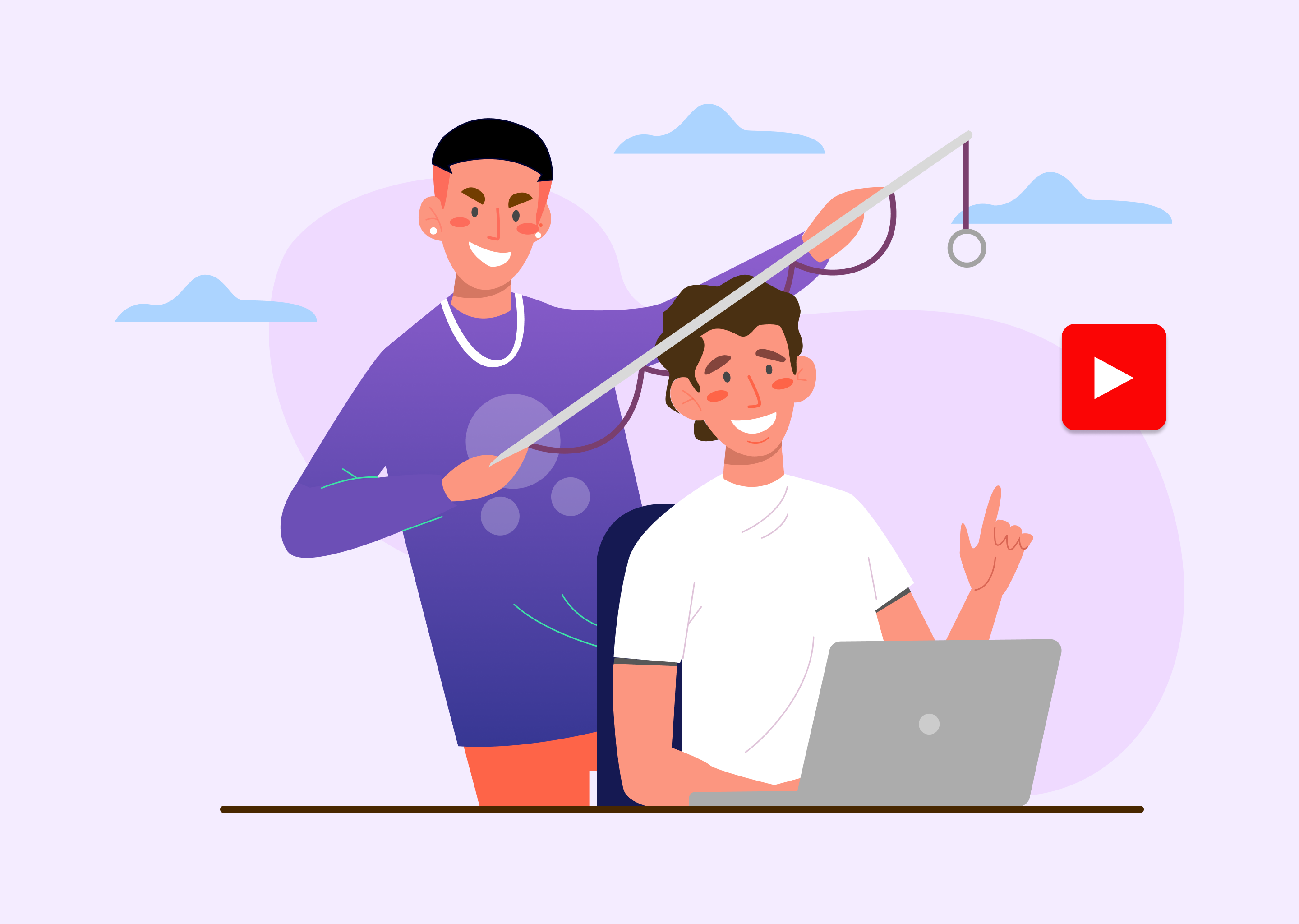 Social Media Addiction: Hooked on Videos 3d addiction animation clickbait content creation graphic design hooked illustration mind control social media socialmediaaddiction ui vector vector art vector ilustration youtube