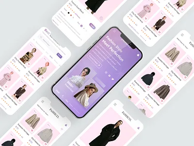 FaSHCO - Mobile E-Commerce brand clean ui design e commerce e commerce fashion fashion mobile app mobile design mobile ui product design style ui design ui mobile design uiux uiux design