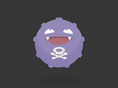 Koffing animation illustration loop mg pokemon pokémon