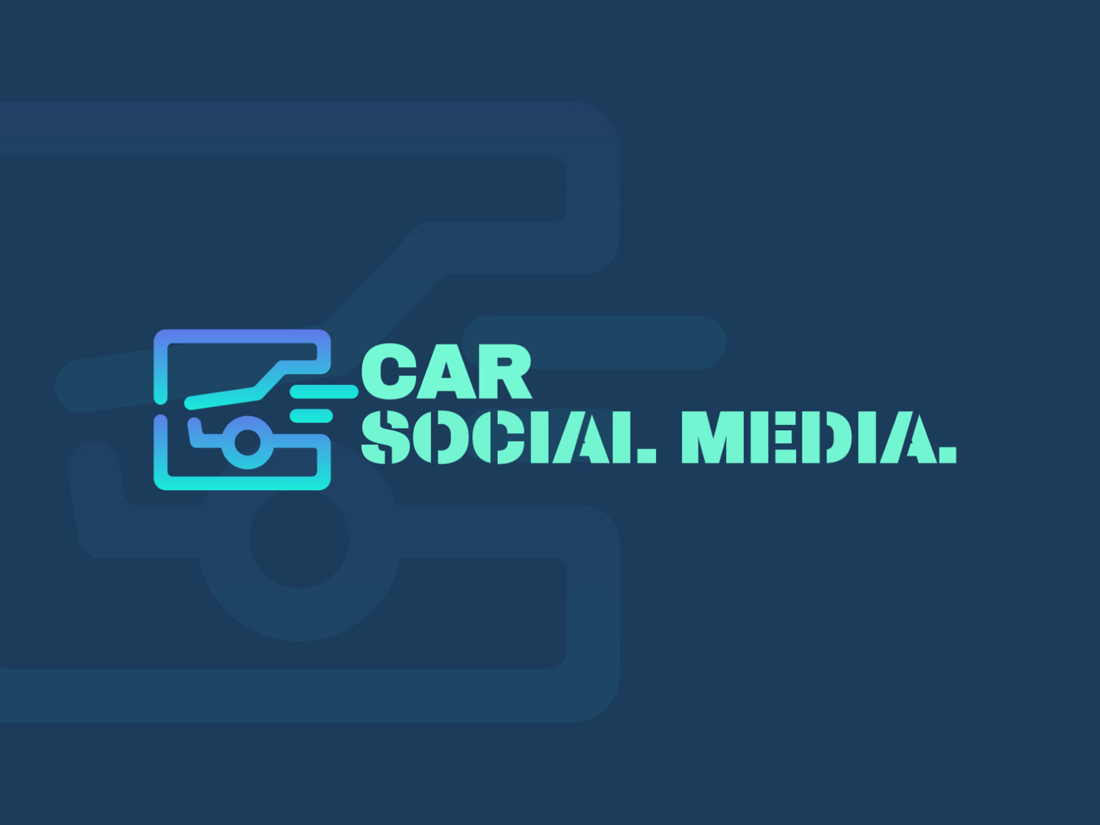 Car Social Media Logo Design graphic design logo logo design