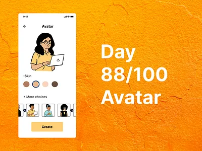 <100 day challenge> Day 88 Avatar 100daychallenge dailyui design ui ux