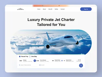 Jet Booking Website airline aviation booking booking jet booking website fly flyjet jet booking private jet ticket booking tickets web web design website
