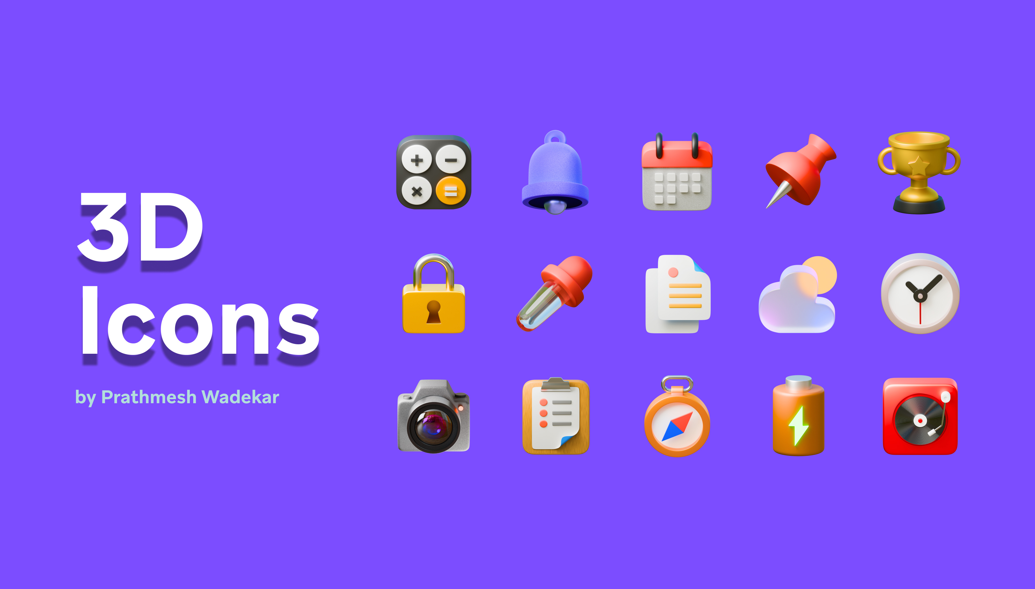 3D Icons 3d 3d icons blender iconography illustration minimal