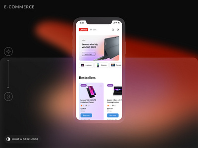 Lenovo Online Store Redesign android app design e commerce ios lenovo mobile online store ui ux