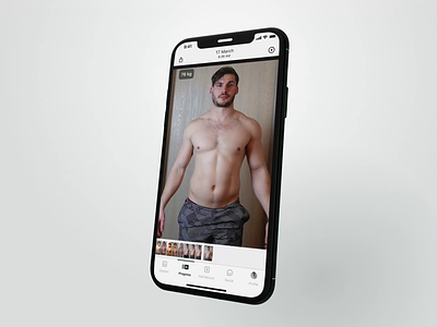 Tracking body progress timelapse app body camera concept gallery gym ios mobile photo prototype timelapse tracking tracking body progress ui ux