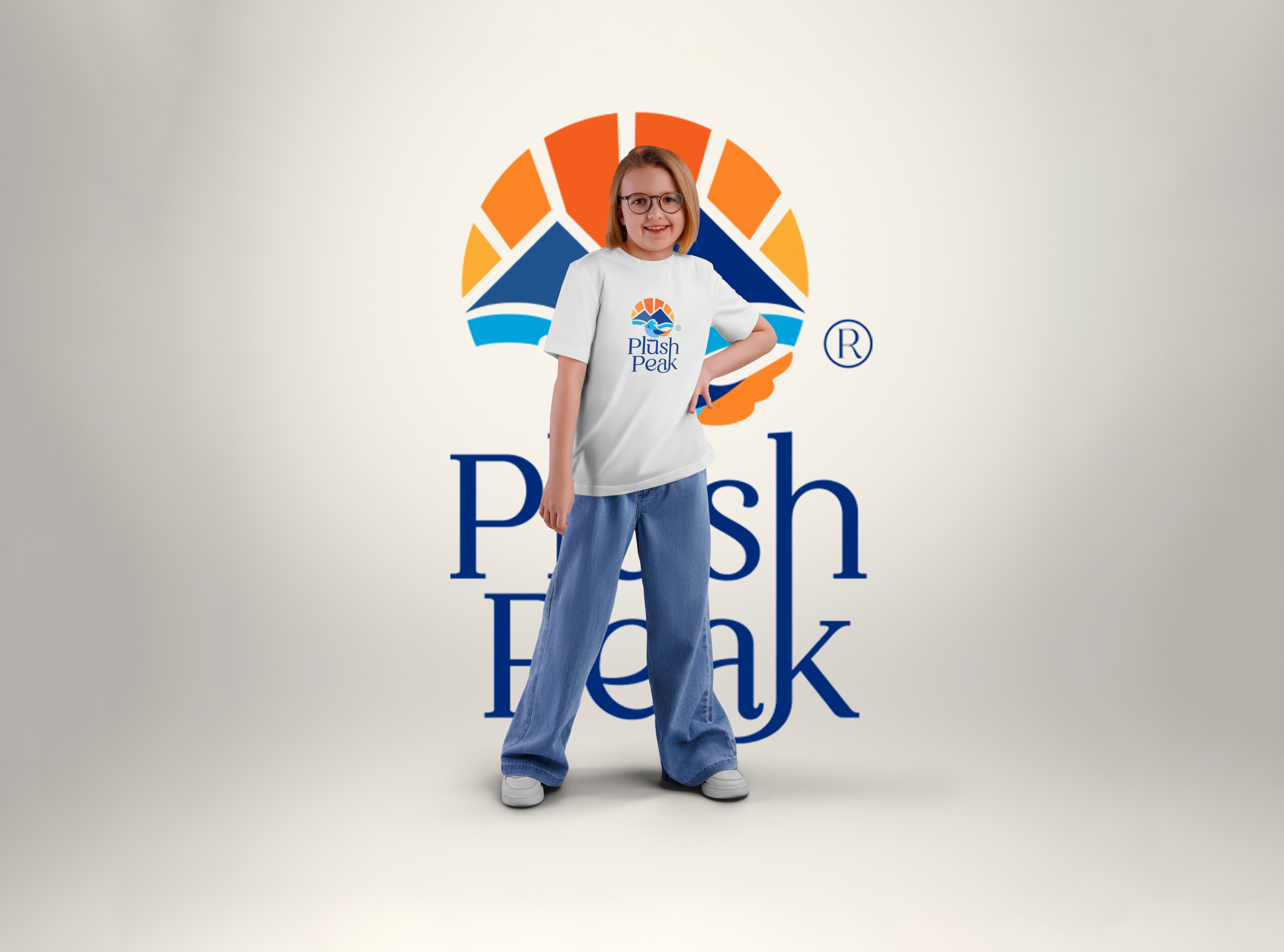Plush Peak - Kids Cloths Branding brand logo design branding cloth brand logo cloth shop logo clothing logo fashions logo feminine logo flat logo design kids logo logo logo design logoinspirations minimalist logo plush peak professional logo vibrant color vibrant color logo women womens brand