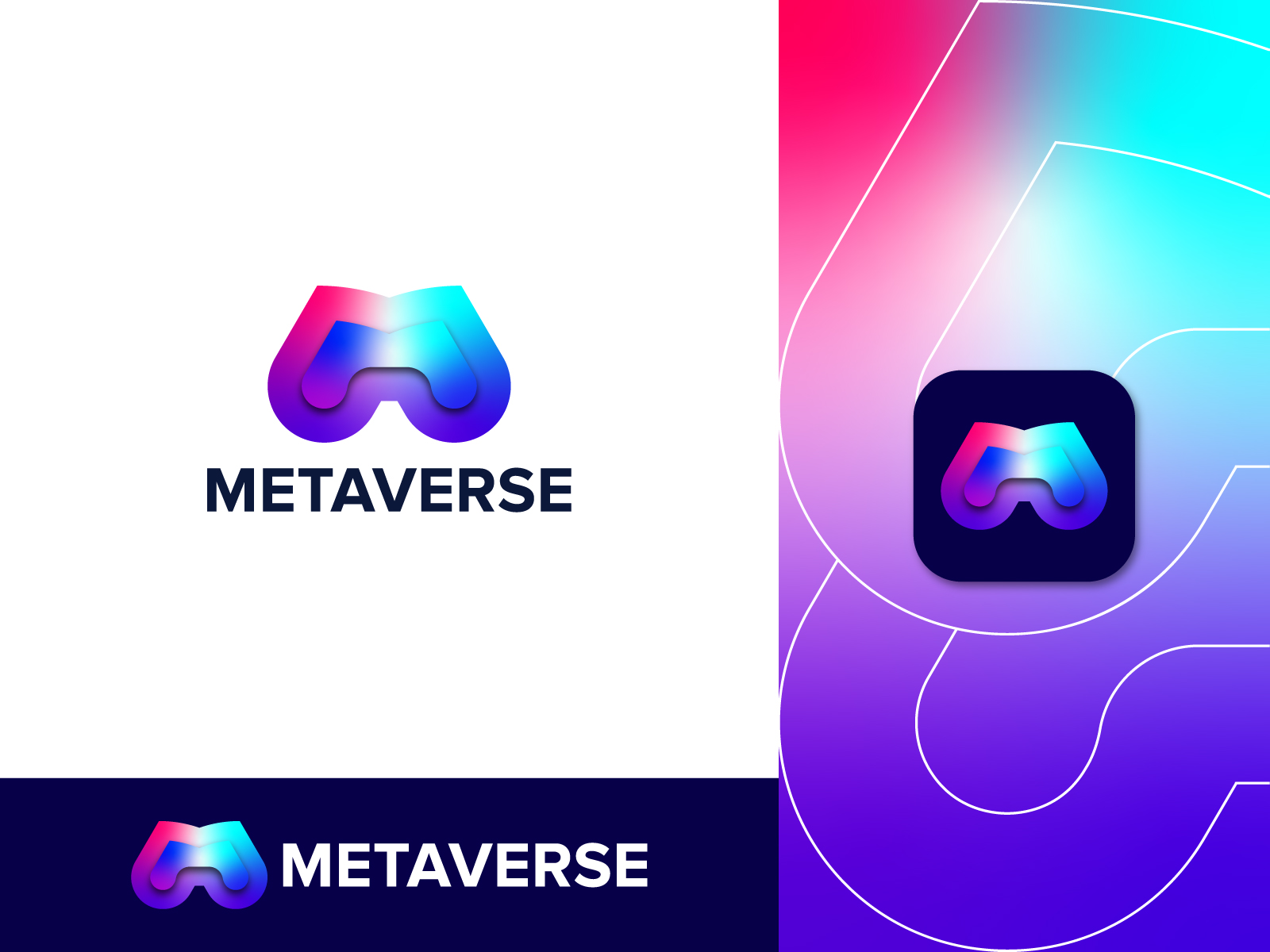 Metaverse virtual currency - coin image Royalty Free Vector