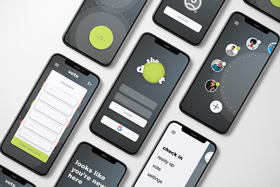 The Dot - App Mock-up app graphic design ui