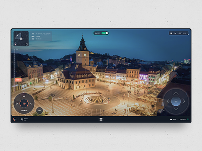 Drone interface exploration app control control ui drone drone ui mobile ui uidesign ux