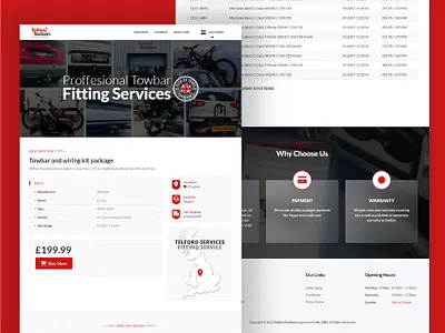 eBay Listing Template Design for Car Hooks & Towbars branding clean design design ebay ebay template ecommerce figma design graphic design landing page minimal design product product page single page ui web design