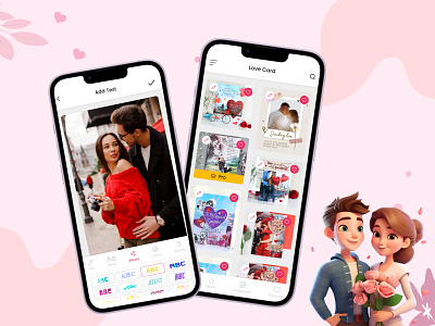 Love Card Maker branding design ui