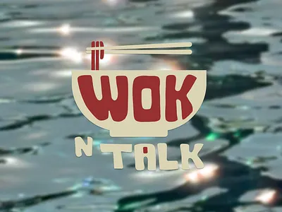 Wok N Talk | Logo Design branding design graphic design illustration illustrator logo logo design