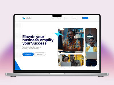 Landing Page: Webcilo branding business hero section landing page login screen product design shopify shopify website store ui ui design uiux ux ux design web development website website development