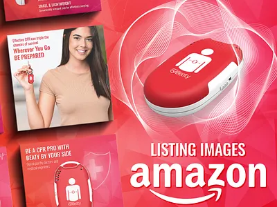 Amazon Listing Images | CPR Feedback Device a content amazon amazon design amazon graphics amazon listing amazon listing images ebc graphic design infogrpahic lifestyle images listing images marketing design photoshop product listing