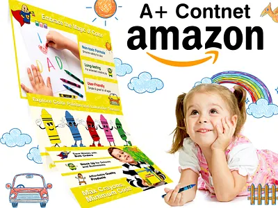 Amazon A+ Content / EBC | Crayons a content a design amazon a design amazon design amazon ebc amazon product images amazon product listing ebc ebc design enhanced brand content graphic design infographic infographic design lifestyle images listing images marketing design