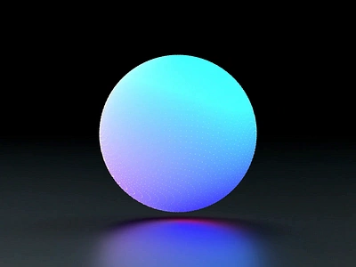 Colorful Ball 3d animation ball color colorful dot futurology graphic design motion graphics sphere technology