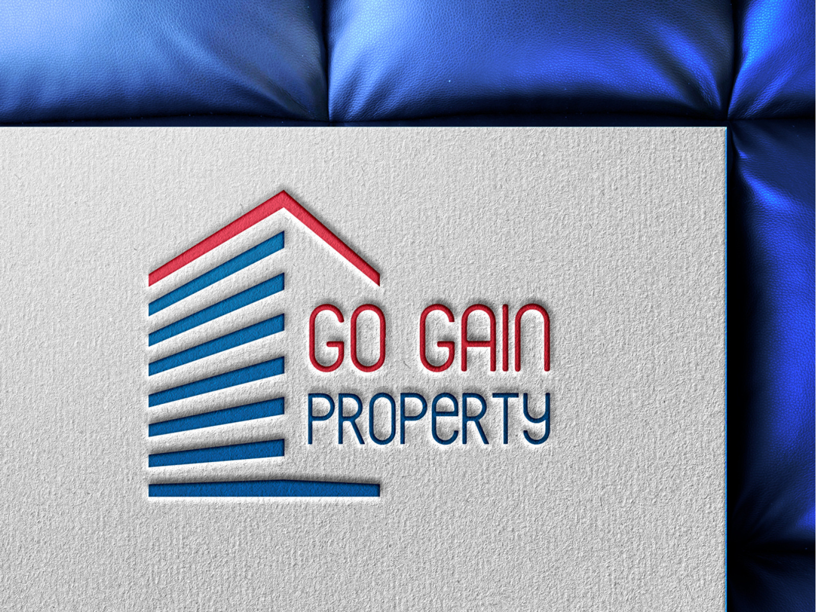 Go Gain Property Website Logo Design graphic design logo logo design mobile app development ui