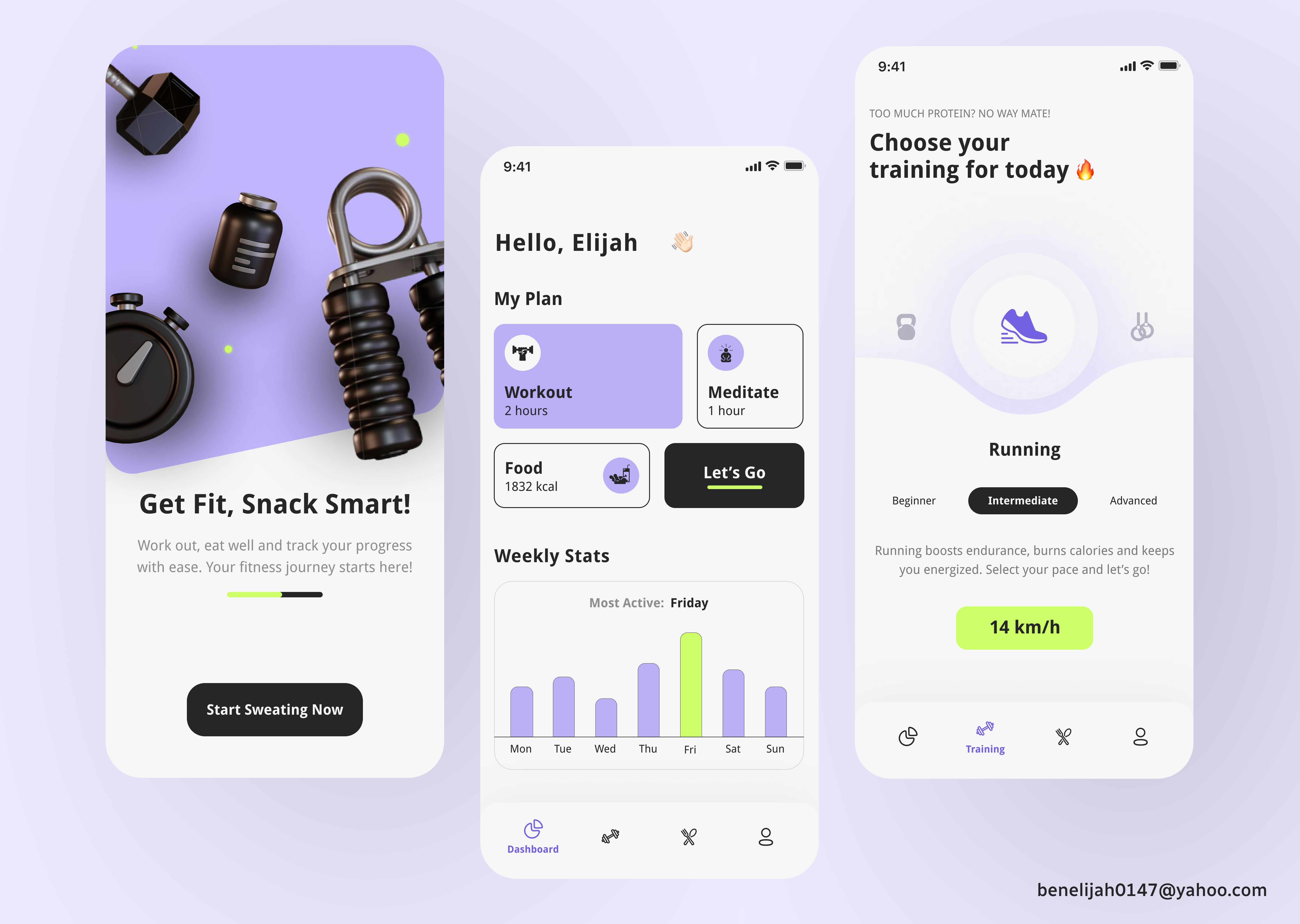 Example of UI/UX Mobile App Design