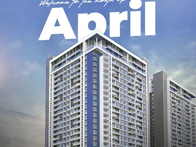 New Month Flyer Design for April branding graphic design logo