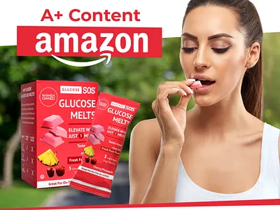 Amazon A+ Content / EBC | Glucose Tablets amazon a content amazon design amazon ebc design amazon listing design ebc product listing