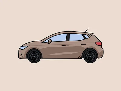 Seat Ibiza graphic design