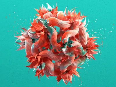 Abstract Element 3d 3dabstract 3dart 3ddesign 3dillustration 3dmodeling abstract art branding cinema4d design icon illustration logo redshift render ui web