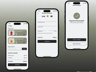 Daily UI Challenge - Day 2🚀 Prompt: Credit Card Checkout 100daysofdesign dailyui graphic design ui ux
