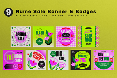 Pink Y2K Spring Banner Sale pink sales spring spring banner spring sale y2k y2k style