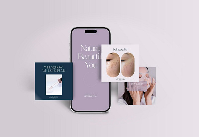 Fresh Take on Amaze Beauty – Redesign for a Skincare Clinic branding clinic design facebook graphic design identity identity design illustration instagram logo skincare social media content typography vector