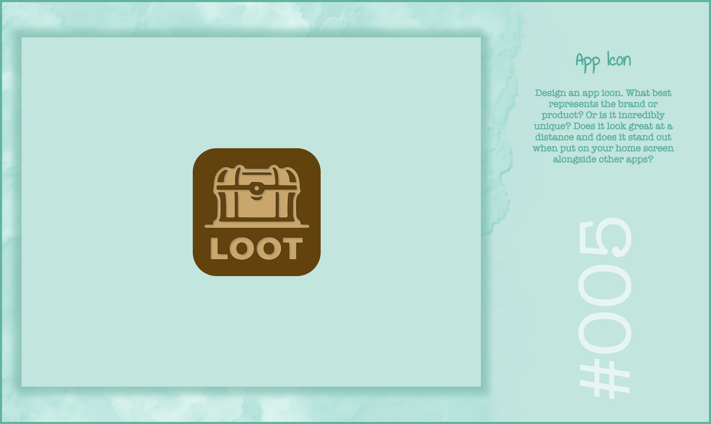 DailyUI005 dailyui design loot ui