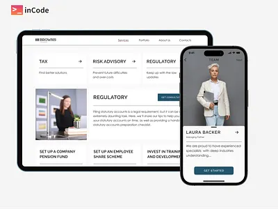 Law Firm Website UI/UX Responsive Design android company website hr hr app ios landing page law company design law firm legacy company minimalistic mobile app responsive design shopify tablet ui user profile ux web design web development wordpress