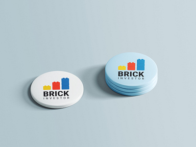Brick Investor - Logo branding design graphic design illustration logo typography ui ux vector