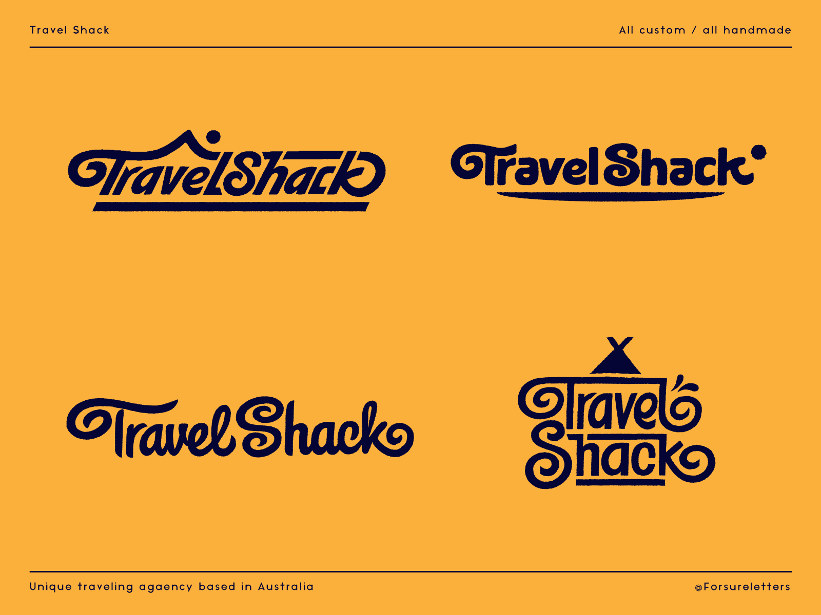 Example of Playful Logotype / Handlettering