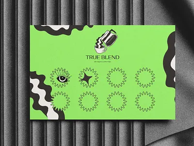 True Blend Brand Identity Design 3d animation brand design brand identity design branding design graphic design icon logo logo design motion graphics ui