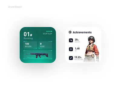 FPS Game Achievements Widgets achievements app branding design fps game graphic design icon illustration ios logo ui ux
