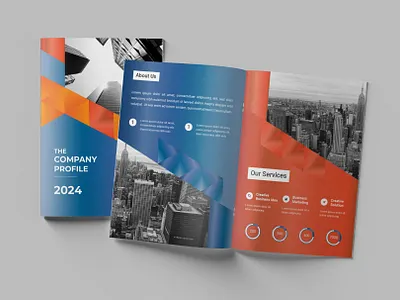 8 pages Corporate Business Brochure